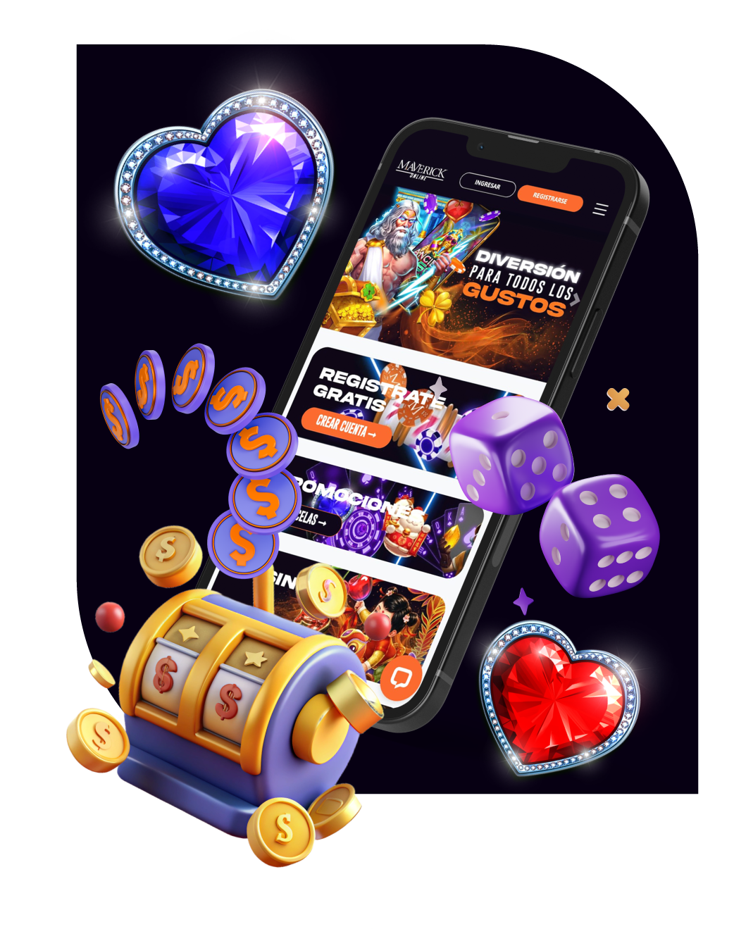 Plataforma digital de entretenimiento de Casino Maverick